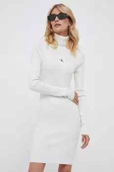 Платье Calvin Klein Jeans, бежевый