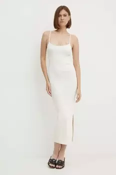 Платье Calvin Klein Jeans, бежевый