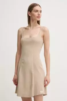 Платье Calvin Klein Jeans, бежевый