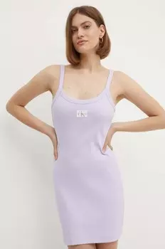 Платье Calvin Klein Jeans, фиолетовый