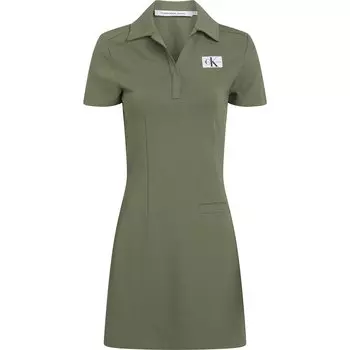 Платье Calvin Klein Jeans Milano Utility Short, зеленый