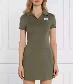 Платье CALVIN KLEIN JEANS MILANO, зеленый