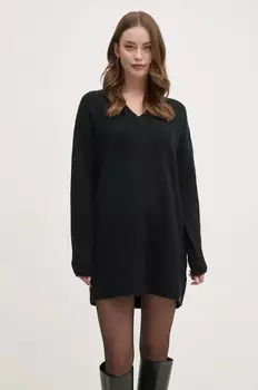 Платье Calvin Klein Jeans с добавлением шерсти, черный