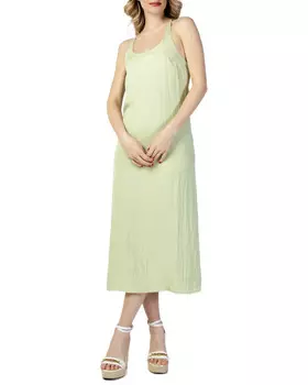 Платье Calvin Klein Jeans с открытой спиной, зеленый