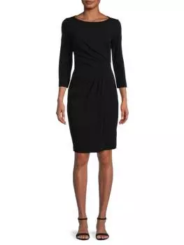 Платье Calvin Klein однотонное плиссированное, черный