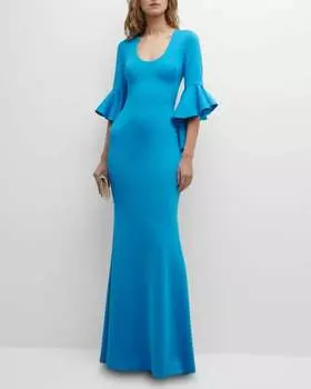 Платье Cambria в лазурно-голубом цвете Black Halo