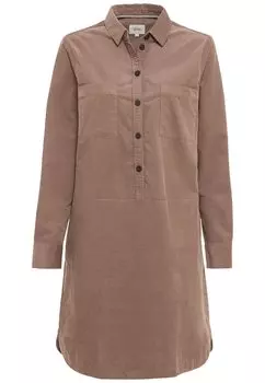 Платье Camel Active Hemdblusen mit langen rmeln, коричневый
