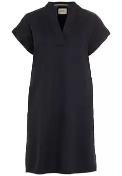 Платье Camel Active Schlupf aus einem Leinenmix, черный