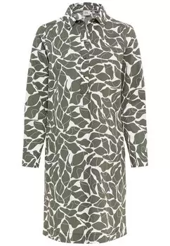 Платье Camel Active Schlupf mit langen rmeln, цвет Olive-Wei