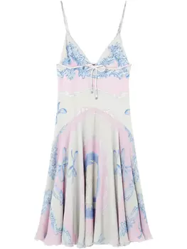 Платье Cameo Versace, синий