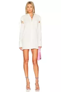 Платье Camila Coelho Emily Shirt, белый