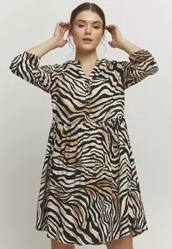 Платье Camisero b.young BYMMJOELLA VNECK, цвет cement mix