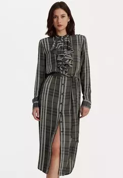Платье Camisero Lauren Ralph Lauren ADEOLA LONG SLEEVE DAY DRESS, цвет grey multi