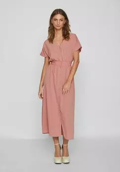 Платье Camisero VILA MIDI KURZRMELIGES, цвет old rose