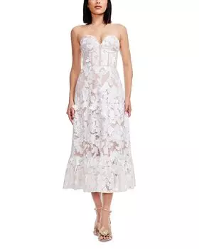 Платье Carina Dress the Population, белый