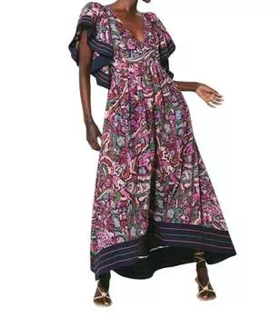 Платье Carlotta Ankle в цвете Corozal Cleobella