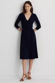 Платье Carlyna из джерси Lauren Ralph Lauren, черный