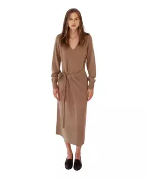 Платье Carmen с юбкой и запахом Designers Remix, коричневый
