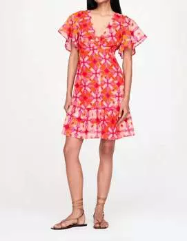 Платье Carmina в цвете гуавы Marie Oliver, цвет guava