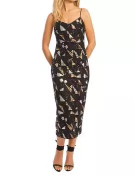 Платье Carolta из драгоценного металла Geo CABALLERO, цвет precious metal geo