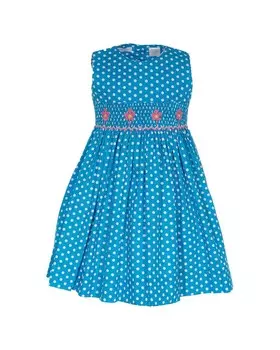 Платье Carriage Boutique со сборками, синий