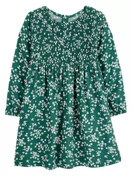 Платье carter's, зеленый