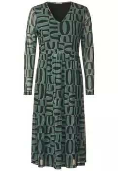 Платье CECIL Dress, зеленый