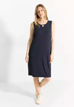 Платье Cecil из джерси, длина до колена, синий