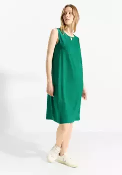 Платье Cecil из джерси, длина до колена, зеленый