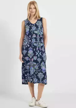 Платье Cecil из джерси с ярким орнаментом, синий