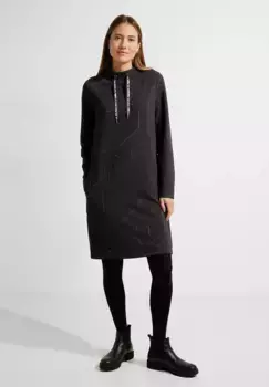 Платье Cecil с боковыми карманами, черный
