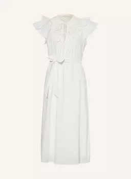 Платье Cedra с ажурным кружевом Suncoo, белый