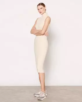 Платье цельной вязки Escorpion, бежевый