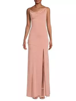 Платье Celestine с воротником-хомутом Misha, розовый