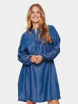 Платье chambra длиной выше колена Saint Tropez, цвет Dutch Blue