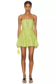 Платье Charo Ruiz Ibiza Zannick Short, цвет Lime Punch
