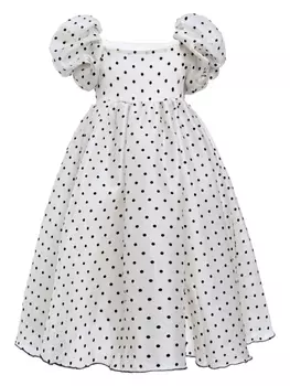 Платье-чашка Osuna в горошек Tulleen, белый