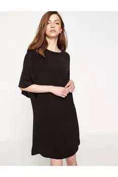 Платье - Черное - Платье из джерси Koton, черный