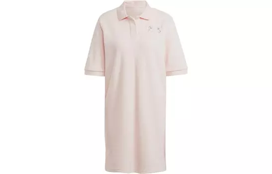Платье Cherry Blossom Limited Series с короткими рукавами, женское, розовое Adidas Originals