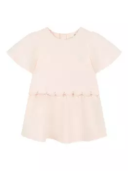 Платье Chlo Kids с короткими рукавами, розовый