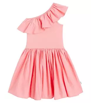 Платье Chloey из хлопка с оборками Molo, мультиколор