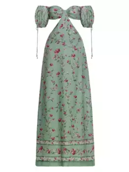 Платье Cielo Honeysuckle AGUA BY AGUA BENDITA, зеленый