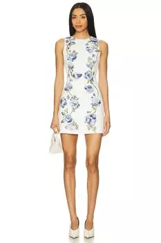 Платье Clyde от Alice + Olivia, off white multi