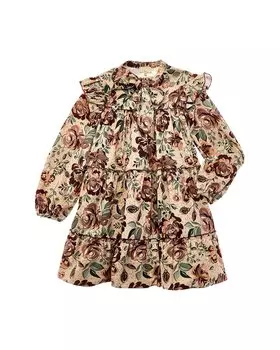 Платье Coco Au Lait Flowers, розовый
