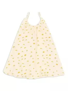 Платье Coco с цветочным принтом Konges Sljd, нейтральный цвет