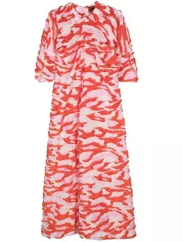 Платье colville Cocoon с абстрактным узором, оранжевый