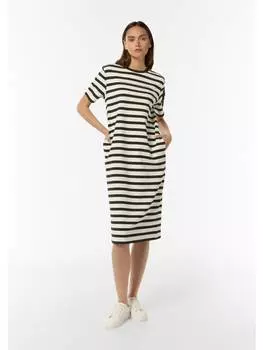 Платье comma CI, цвет schwarz-wei