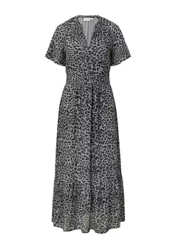 Платье COMMA, цвет Grey/Light grey