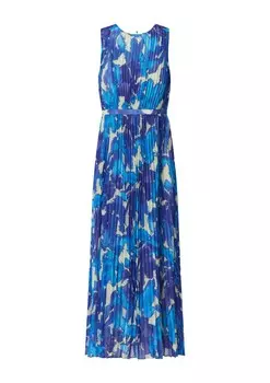 Платье COMMA, цвет Navy/Royal blue