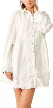 Платье Constance Mini Free People, белый